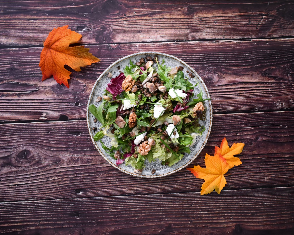 Geitenkaas Kastanje Salade