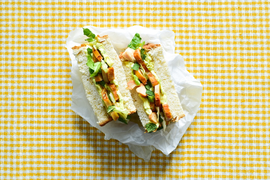 Chicken Curry Sando