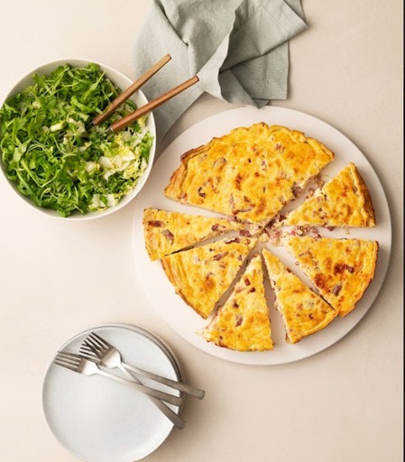 [9102378] Tarte jambon, lardons et Emmental