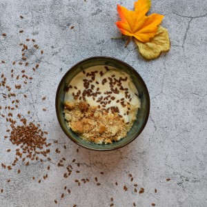 [9107200] Passion fruit flaxseed cream